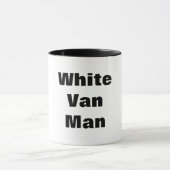 whiteヴァンMan Mug マグカップ (中央)