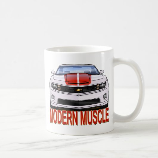 WHITE2_FRONT_CAMARO.png コーヒーマグカップ (右)
