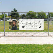 WHITE 2026 | Graduation Banner with Photo 横断幕 (インサイチュ)