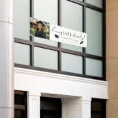 WHITE 2026 | Graduation Banner with Photo 横断幕 (ビルの外側)