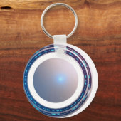 White 3D designer キーホルダー (裏面)