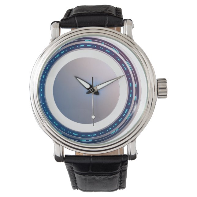 White 3D designer  腕時計 (正面)