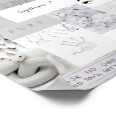 white aesthetic sagittarius zodiac sign poster ポスター (角)