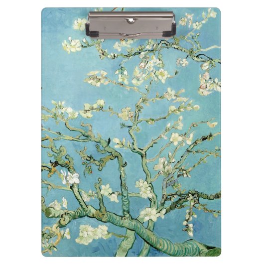 White almond blossom by Vincent Van Gogh クリップボード (正面)