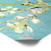 White almond blossom by Vincent Van Gogh ポスター (角)