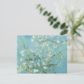 White almond blossom by Vincent Van Gogh ポストカード (スタンド正面)