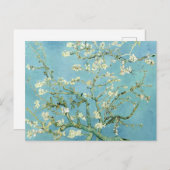 White almond blossom by Vincent Van Gogh ポストカード (正面/裏面)