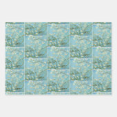 White almond blossom by Vincent Van Gogh ラッピングペーパーシート (正面2)