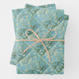White almond blossom by Vincent Van Gogh ラッピングペーパーシート