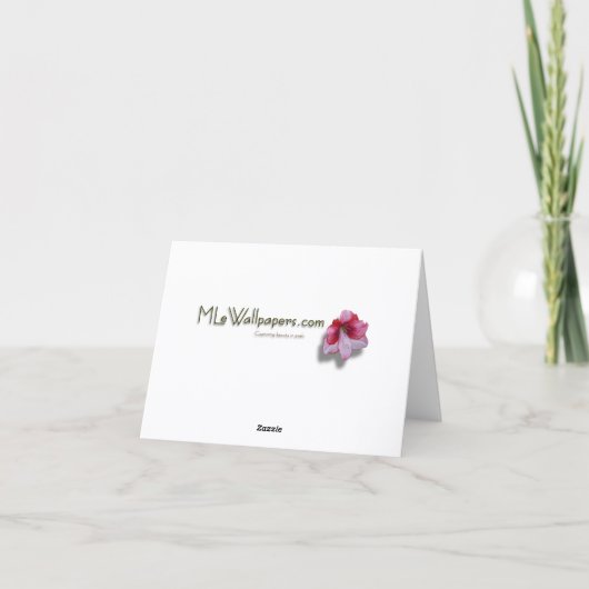 White Amaryllis and Snow II シーズンカード (裏面)