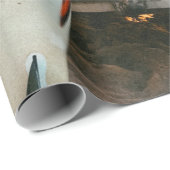 White and black surfboard ラッピングペーパー (ロールコーナー)