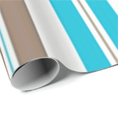 white and blue Buffalo Plaid Wrapping Paper ラッピングペーパー (ロールコーナー)