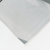 White and gray building structure フリースブランケット (角)