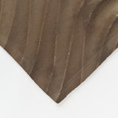 White and gray striped textile フリースブランケット (角)