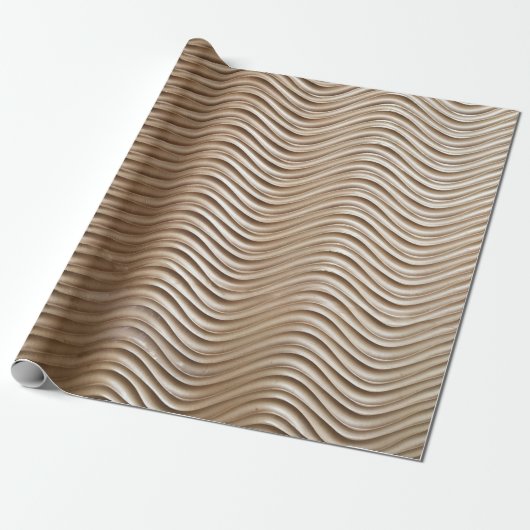 White and gray striped textile ラッピングペーパー (アンロールド)