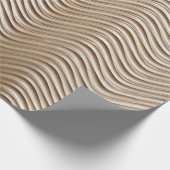 White and gray striped textile ラッピングペーパー (角)