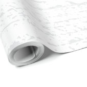 White And Gray Wood Grain ラッピングペーパー (ロールコーナー)