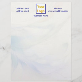 White and Icy Blue Smoke レターヘッド