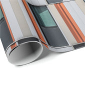 White and orange building ラッピングペーパー (ロールコーナー)