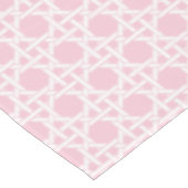 White and Pink Cane Webbing テーブルクロス (アングル)