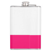 White and Pink Rodeo Crew Western Bachelorette フラスク (裏面)