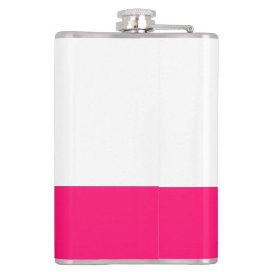White and Pink Rodeo Crew Western Bachelorette フラスク (裏面)