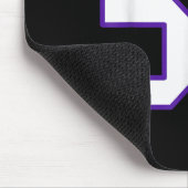 White And Purple Number 54 Jersey Player Uniform # マウスパッド (コーナー)