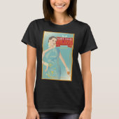 White Angel Rum Vintage Design Tシャツ (正面)