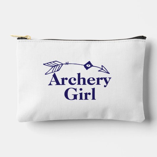 White Archery Girl アクセサリーポーチ (正面)