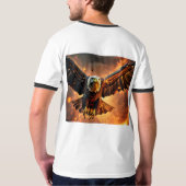 「White Astromatt Graphic Tee: StellarスタイルとGa Tシャツ (裏面フル)