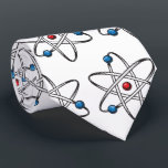 White Atom Molecule Pattern Teacher Science ネクタイ<br><div class="desc">This cute atom molecule pattern is great for the scientist,  teacher,  or science lover in your life.</div>