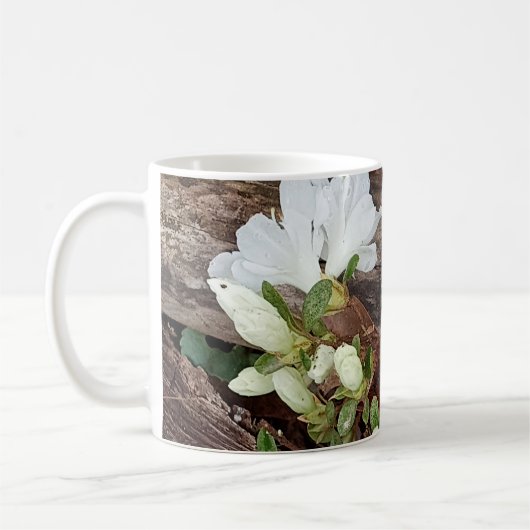 White Azalea Mug コーヒーマグカップ (左)