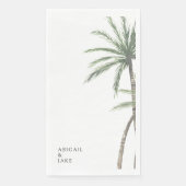 White Background Palm Tree Wedding (正面)