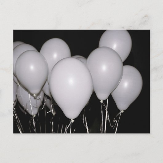White Balloons ポストカード (正面)