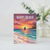 White Beach Philippines ポストカード (スタンド正面)
