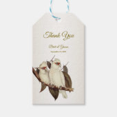 White Birds Wedding Gift Tag ギフトタグ (正面)