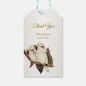 White Birds Wedding Gift Tag ギフトタグ (裏面)