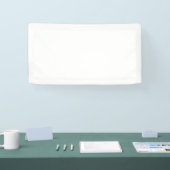 White Black Classic Minimalist Event Welcome  横断幕 (トレードショー)