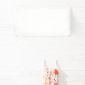 White Black Classic Minimalist Event Welcome  横断幕 (インサイチュ)