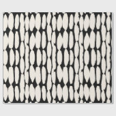 White black dot pattern. shibori circle seamless.  ラッピングペーパー (フラット)