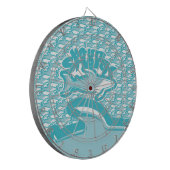 WHITE/ BLANCO TIBURON/SHARK BY MASANSER ダーツボード (正面左)