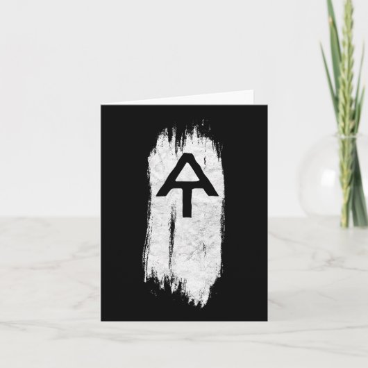 White Blaze Appalachian Trail At Minimalist Hiking カード (正面)