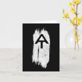 White Blaze Appalachian Trail At Minimalist Hiking カード (黄色い花)