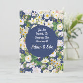 White Bloom Wedding Invitation  招待状 (スタンド正面)