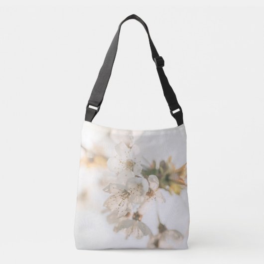 White Blossomの自然写真 クロスボディバッグ (正面)