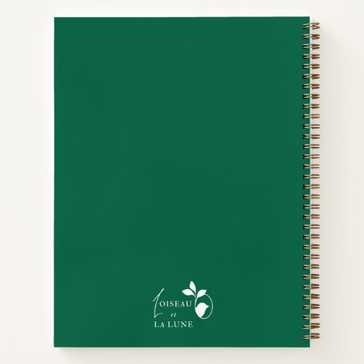 White Blossom ノートブック (裏面)