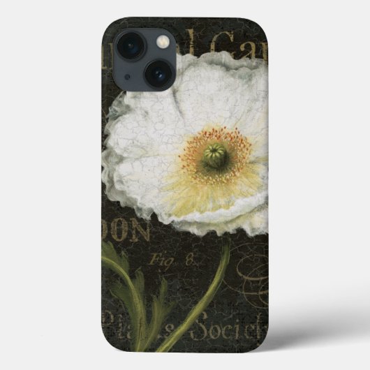 White Blossoms and Leaves Case-Mate iPhoneケース (裏面)