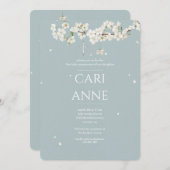 White Blossoms Religious 招待状 (正面/裏面)