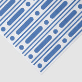 White Blue Bone Inlay Dots Decoupage Paper 薄葉紙 (詳細)