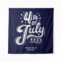 White &Blue independence Day BBQ Party